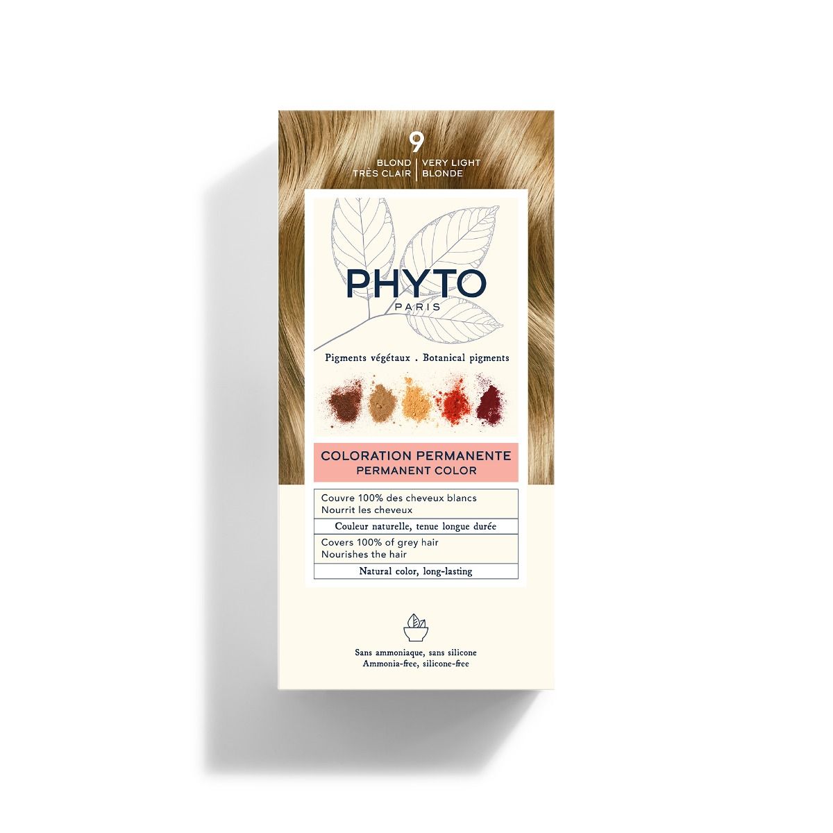 رنگ موی بدون آمونیاک فیتو کالر شماره 9 گیاهی Phyto Phytocolor